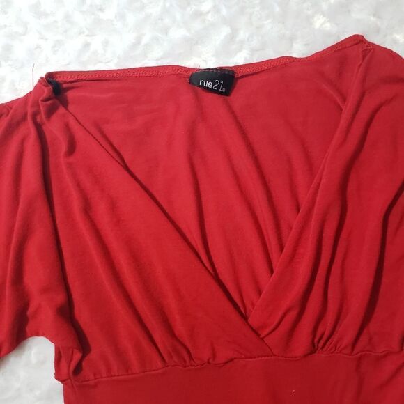 Rue 21 size small red top - Picture 2 of 6
